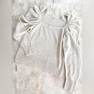 Frame Denim Women's Cashmere Square Neck Sweater Like New